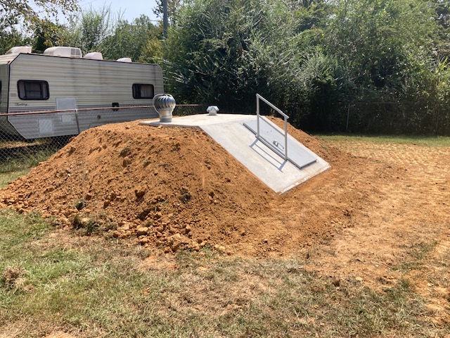 Slope Front Concrete Shelters Concrete Storm Shelters Arkansas